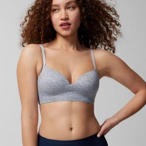 Soma Enbliss Wireless Bra SZ 34DD‎ in BLURRED GRAPHITE